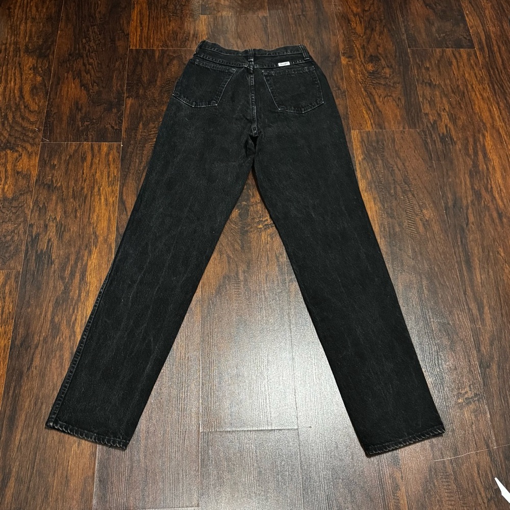 Wrangler Jeans Vintage 1989 Women's Black High-Waisted Button Fly Jeans 26/34 - Picture 11 of 12